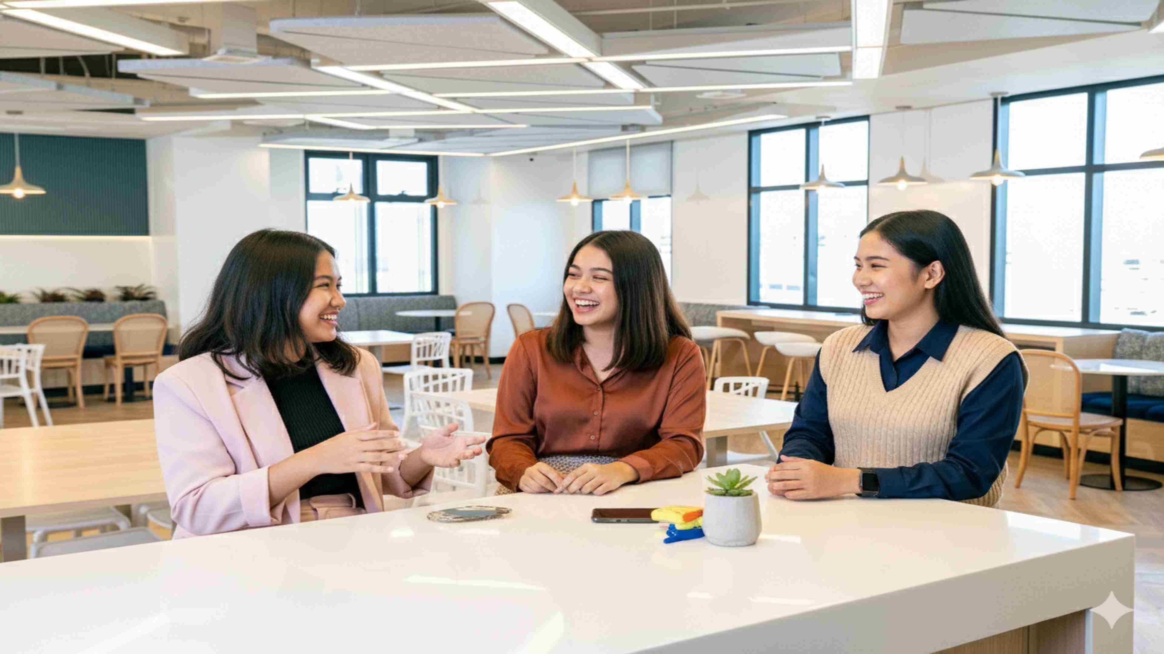 Employee working at KMC Office Space