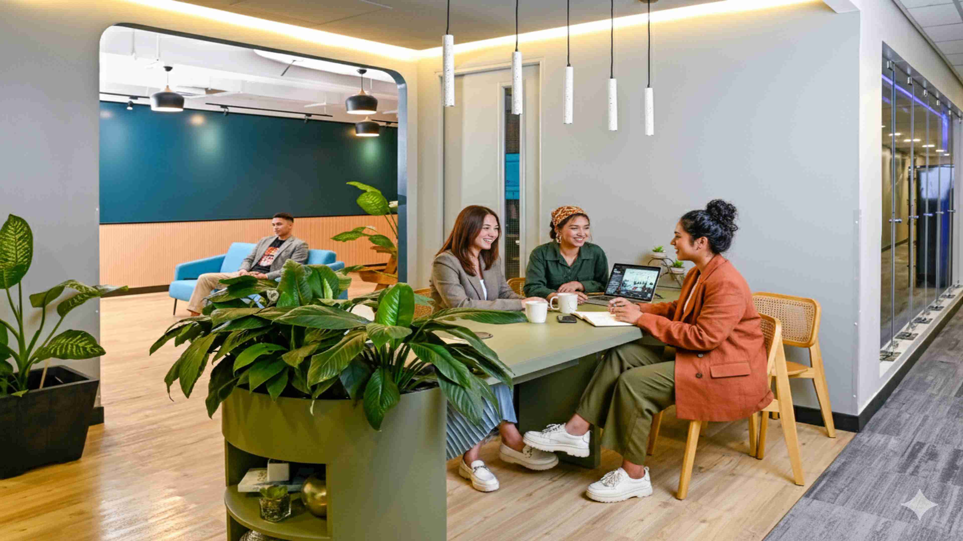 Employees at KMC Meeting Room