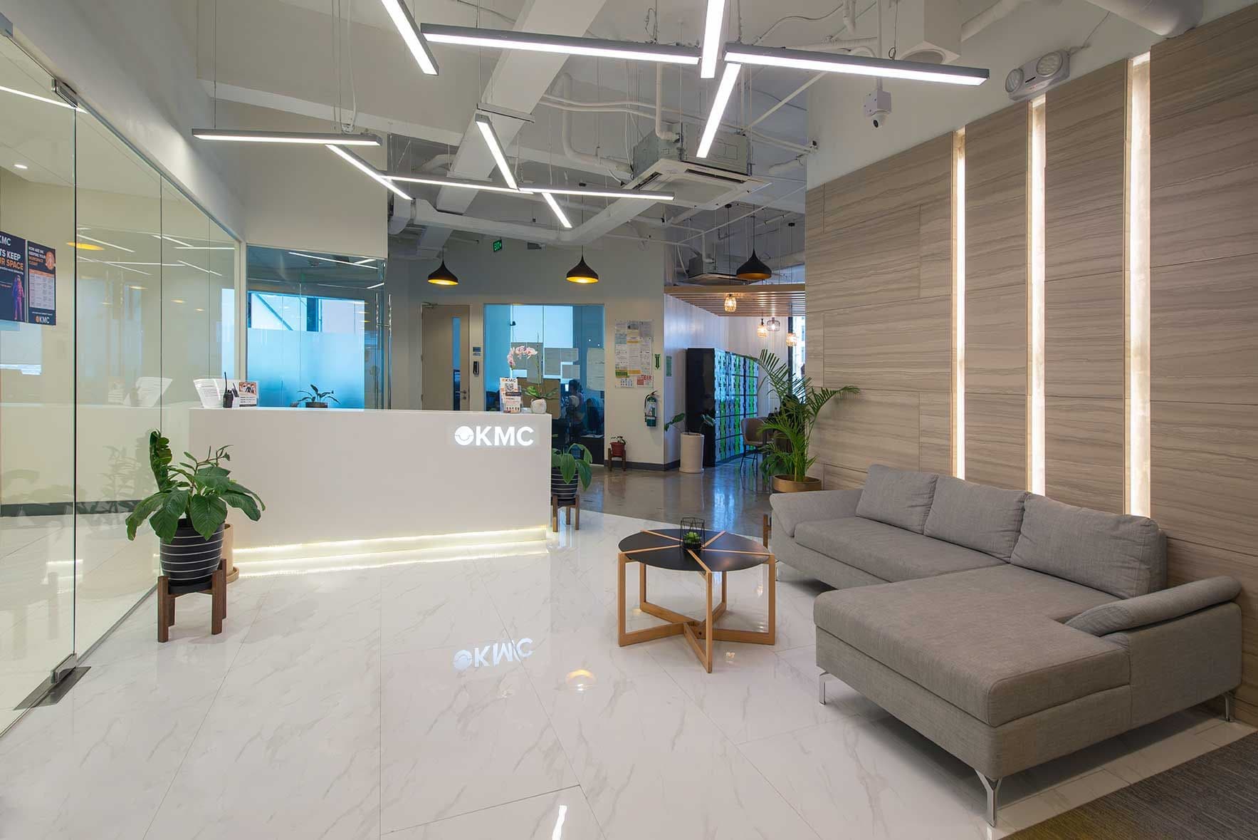 KMC Frabelle Corporate Plaza Reception Area