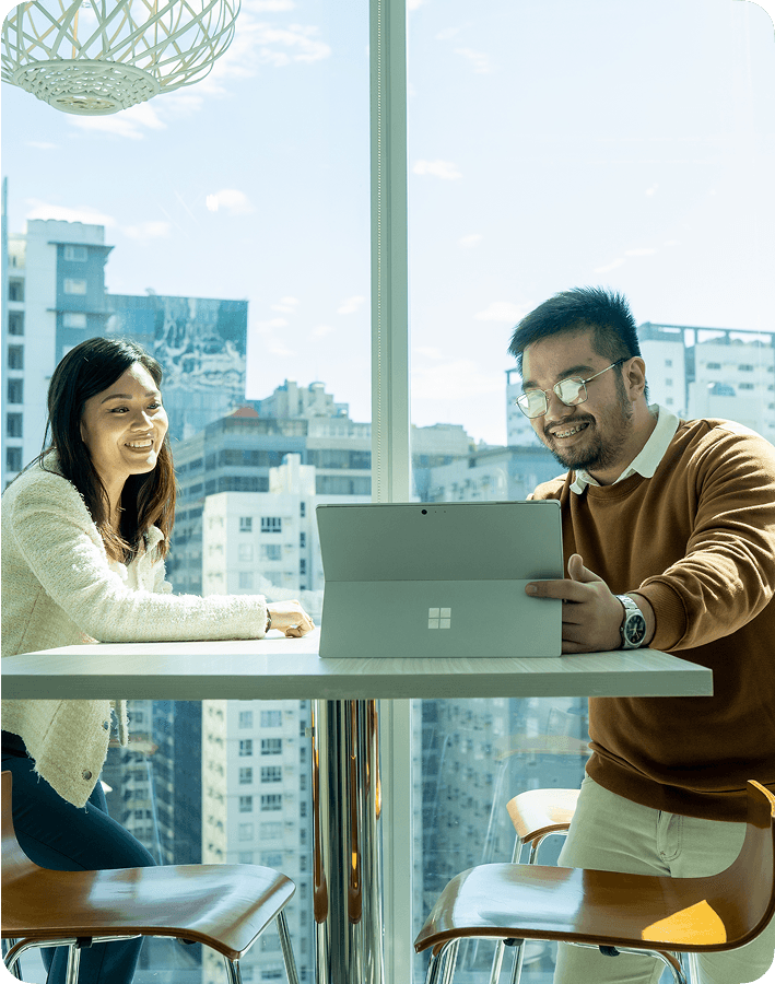 Colleagues at a business lounge discuss strategies, reflecting KMC's commitment to world-class talent and workforce solutions. Colleagues at a business lounge discuss strategies, reflecting KMC's commitment to world-class talent and workforce solutions.