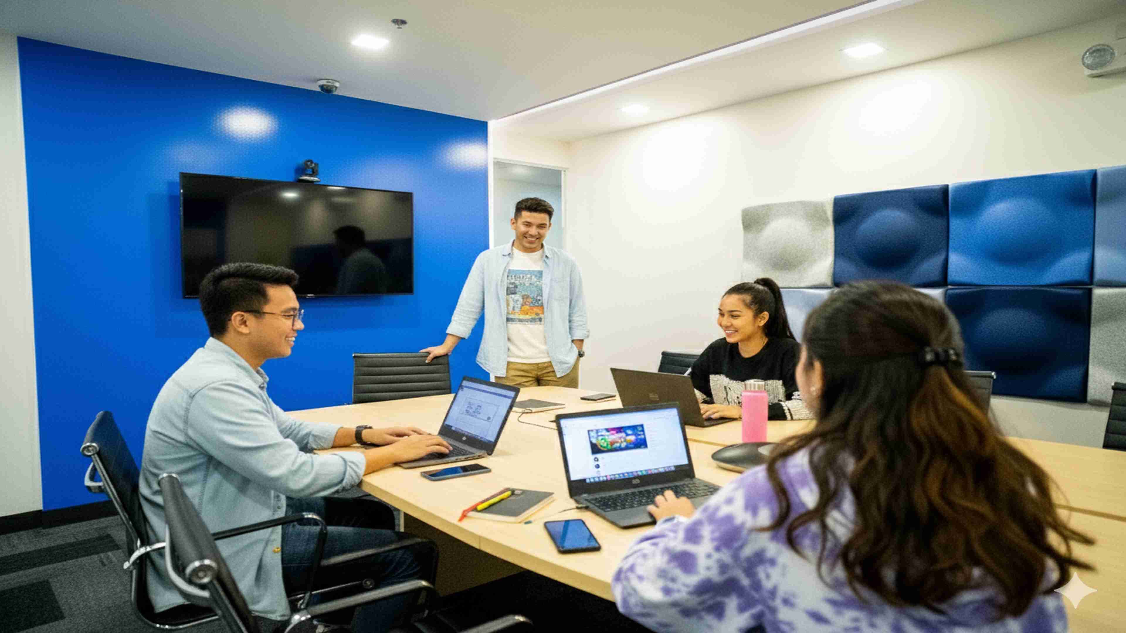 Employees at KMC Meeting Room